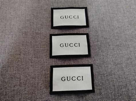 cheap gucci metal labels for clothing|authentic gucci clothing tags.